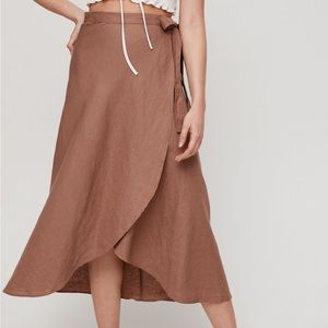 Wilfred Eleta linen skirt size medium